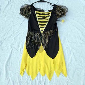 Girls' Bee Fairy Costume size medium 8-10 (no tags, stained)
